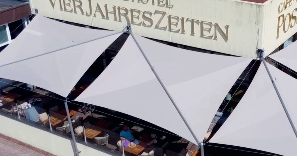 Großflächen Beschattung
