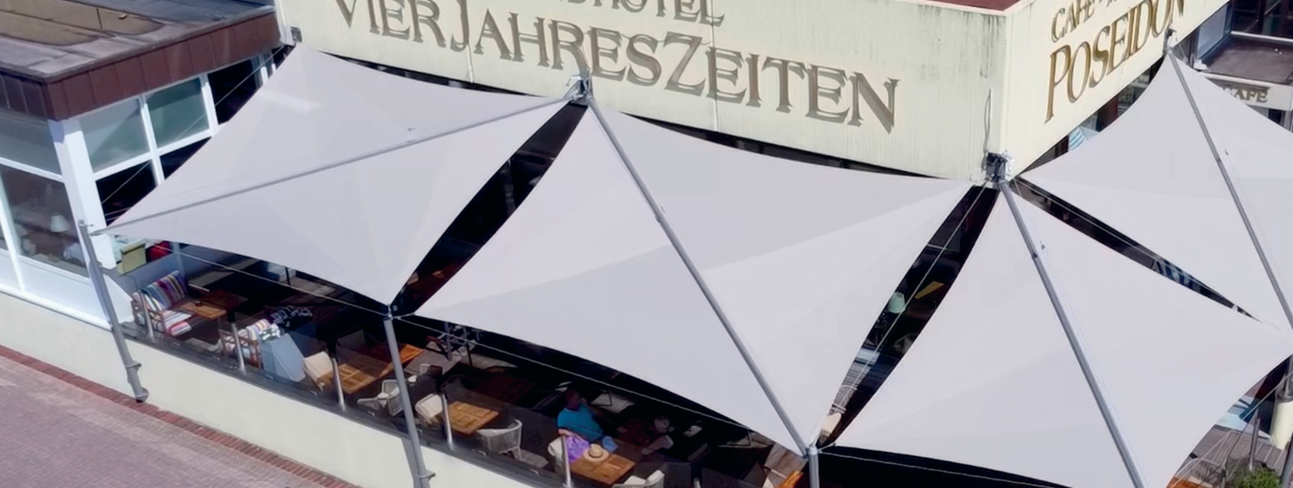 Großflächen Beschattung
