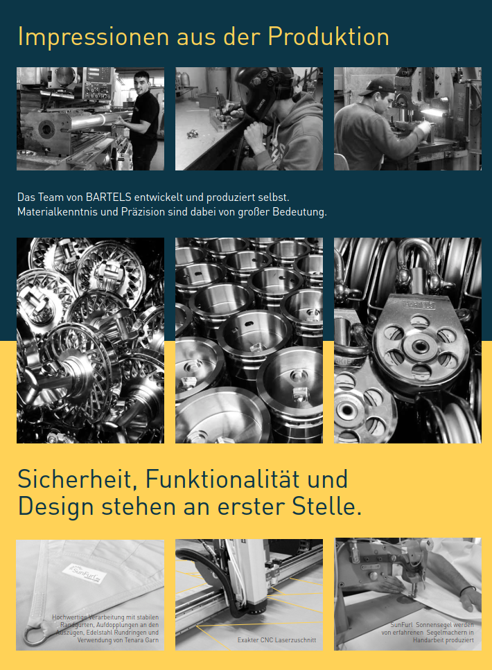 Impressionen aus der Sunfurl Produktion