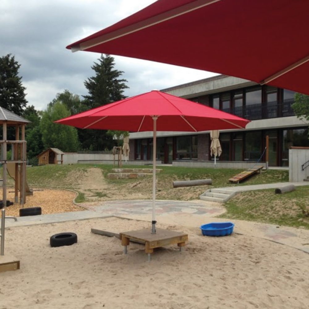 Sonnenschirm für Schulen